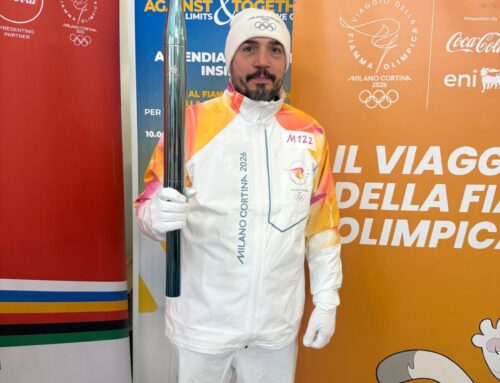 La passione della boxe di Cataldo Quero lo fa Tedoforo della Fiamma Olimpica a Taranto.